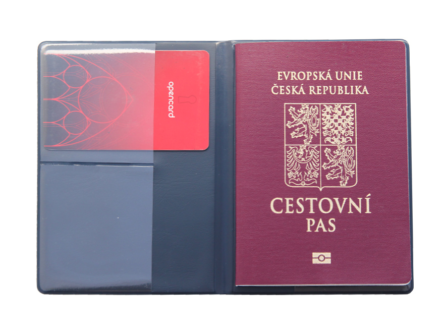 Pouzdro na biometrický pas a OpenCard s Cryptalloy